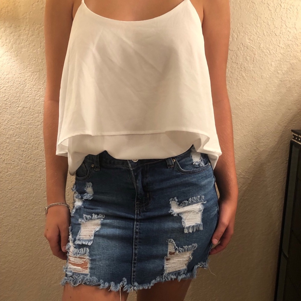 denim skirt